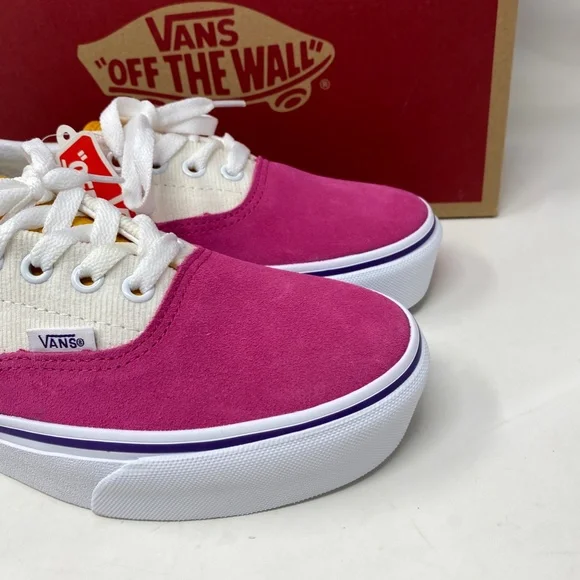 VANS Era Platform Multicolor Low Women's Size 7 Canvas Suede VN0A3WLUWVY - Picture 7 of 11